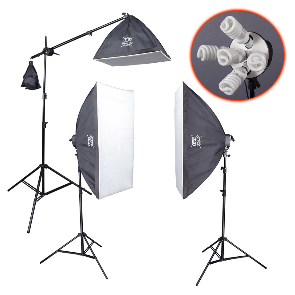 Bộ kit 3 Đèn trực tiếp 15 bóng 125W