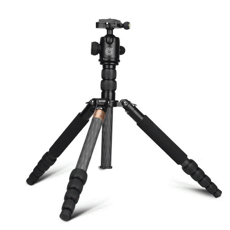 Chân máy ảnh Tripod Beike Q668C (carbon) - hàng chính hãng