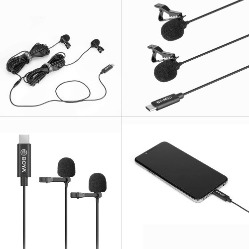 Mic thu âm Boya BY-M3D cổng Type C