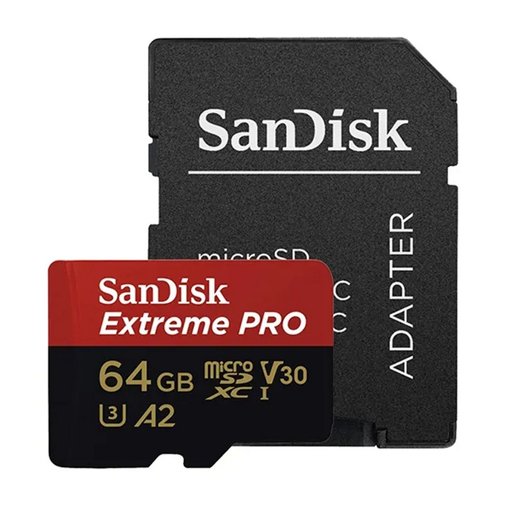 Thẻ nhớ Micro SDXC Sandisk Extreme Pro V30 A2 200MB/S 64GB Read 200MB/s