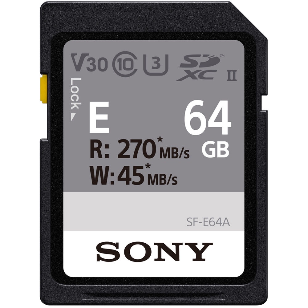 Thẻ nhớ SD Sony SF-E64A 64GB SDXC UHS-II 270MB/s | Chính Hãng