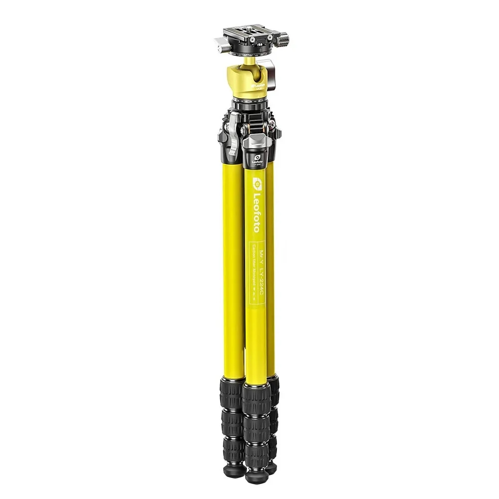 Chân tripod Leofoto LY-224CT + đầu ball LH-25 ( Yellow)