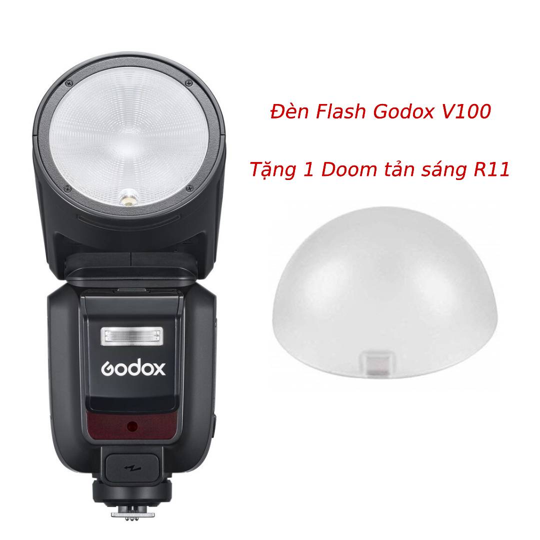 Đèn Flash Godox V100 F TTL Hss 1/8000 For Fuji